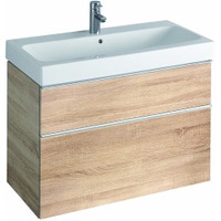 Immagine di Pozzi Ginori Metrica mobile sospeso 90, finitura rovere naturale 79779071