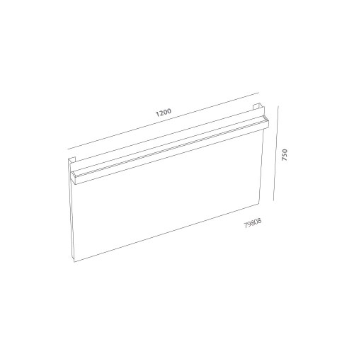 Immagine di Pozzi Ginori Metrica specchio 120 79808