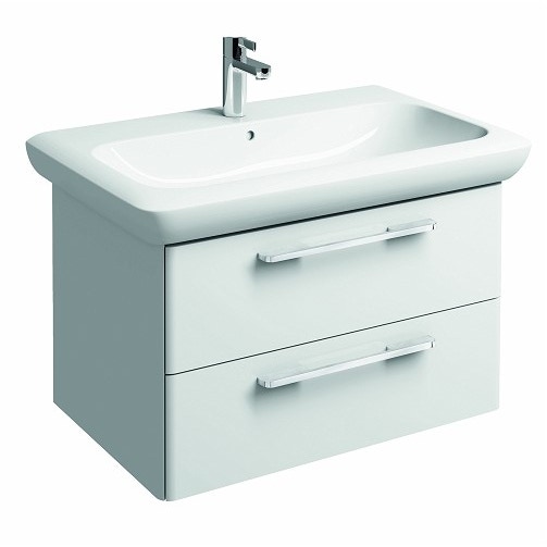 Immagine di Pozzi Ginori Fast mobile sospeso 70, finitura bianco lucido 78774083