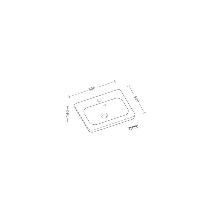 Immagine di Pozzi Ginori Fast lavabo 50, bianco  78050000