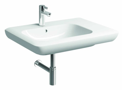 Immagine di Pozzi Ginori Fast lavabo asimmetrico 70 destro, bianco  78070000
