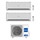 Haier TUNDRA PLUS R32 Climatizzatore a parete dual split inverter Wi-Fi bianco | unità esterna 5 kW unità interne 7000+9000 BTU 2U50S2SM1FA+AS[20|25]TADHRA-2