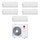 LG LIBERO SMART R32 Climatizzatore a parete penta split inverter Wi-Fi bianco | unità esterna 8.8 kW unità interne 7000+7000+7000+9000+9000 BTU MU5R30.U40+MS[21|21|21]ET.NSJ+S[26|26]ET.NSJ