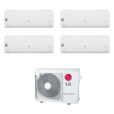 Immagine di LG LIBERO SMART R32 Climatizzatore a parete quadri split inverter Wi-Fi bianco | unità esterna 7 kW unità interne 7000+7000+7000+7000 BTU MU4R25.U22+MS[07|07|07|07]ET.NSA