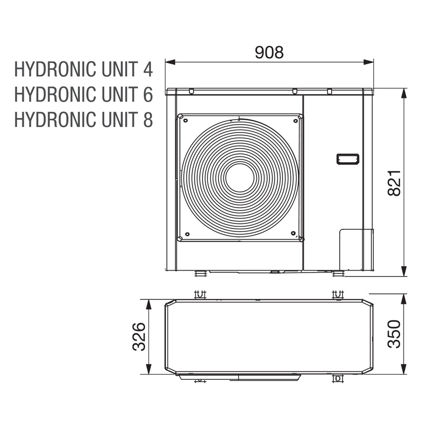 Immagine di Beretta HYDRONIC UNIT LE 8 Pompa di calore idronica aria-acqua, monofase, circolatore basso consumo di serie 20171936