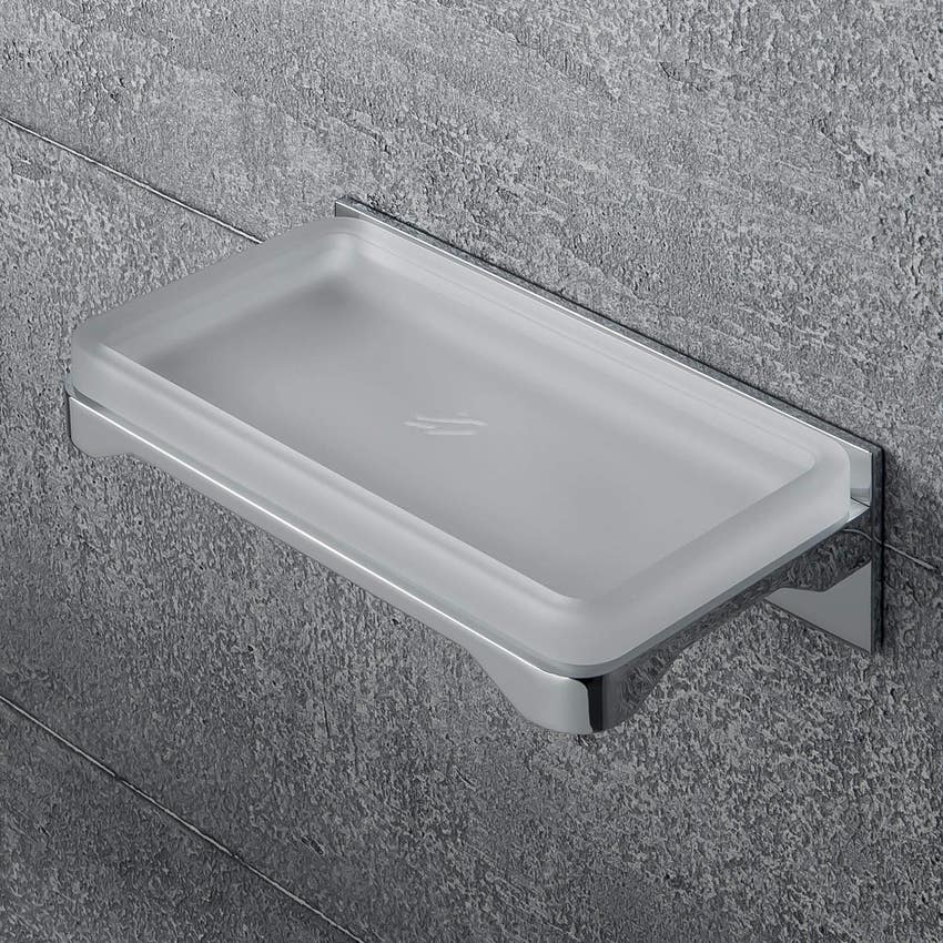 Immagine di Colombo Design FOREVER porta sapone, finitura cromo B29010CR-VAN