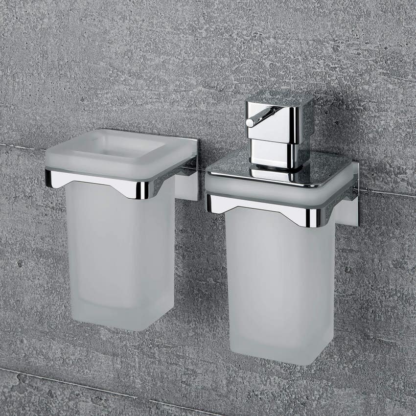 Immagine di Colombo Design FOREVER porta bicchiere, finitura cromo B29020CR-VAN