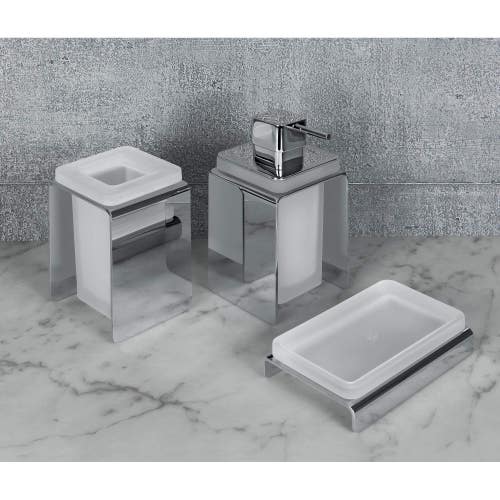 Immagine di Colombo Design FOREVER porta bicchiere d'appoggio, finitura cromo B29410CR-VAN