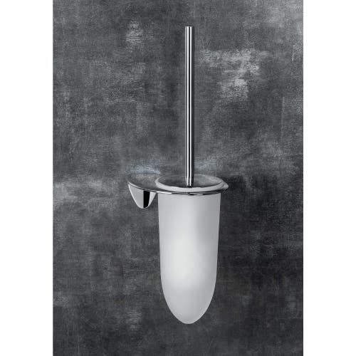 Immagine di Colombo Design KHALA porta scopino sospeso, finitura cromo B18070CR-VAN