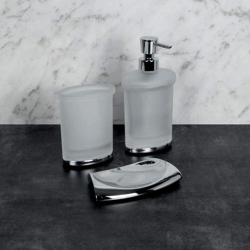 Immagine di Colombo Design LAND bicchiere d'appoggio, finitura cromo B28410CR-VAN