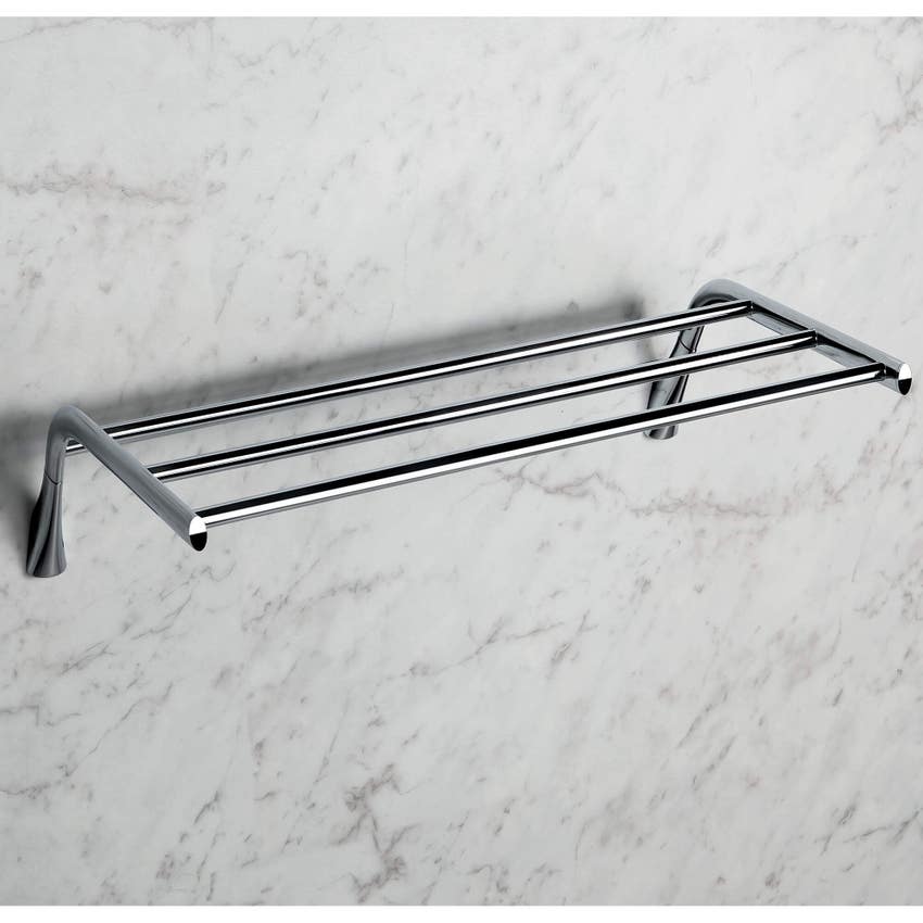 Immagine di Colombo Design LAND rack porta salvietta, finitura cromo B28870CR