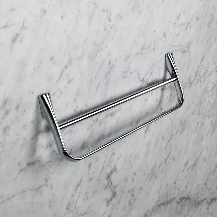 Immagine di Colombo Design LAND porta salviette doppio, finitura cromo B28880CR