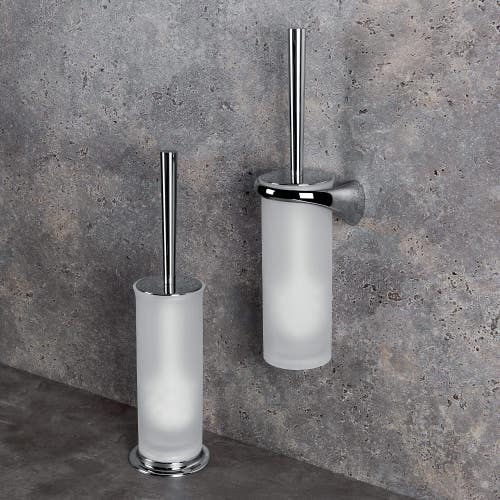 Immagine di Colombo Design LINK porta scopino da appoggio, finitura cromo B24060CR-VAN