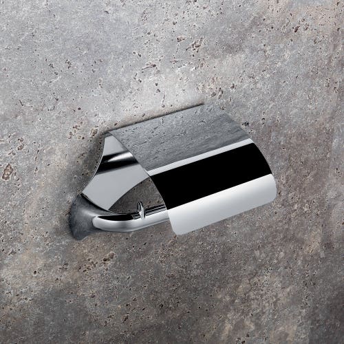 Immagine di Colombo Design LINK porta rotolo coperto, finitura cromo B24910CR