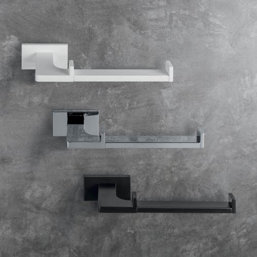 Immagine di Colombo Design LOOK porta rotolo, colore nero finitura opaco B16080NM