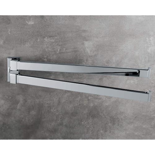 Immagine di Colombo Design LOOK porta salvietta doppio a snodo, finitura vintage lucido B16120VL