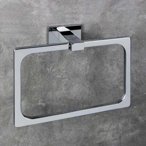 Immagine di Colombo Design LOOK porta salvietta ad anello, colore nero finitura opaco B16310NM