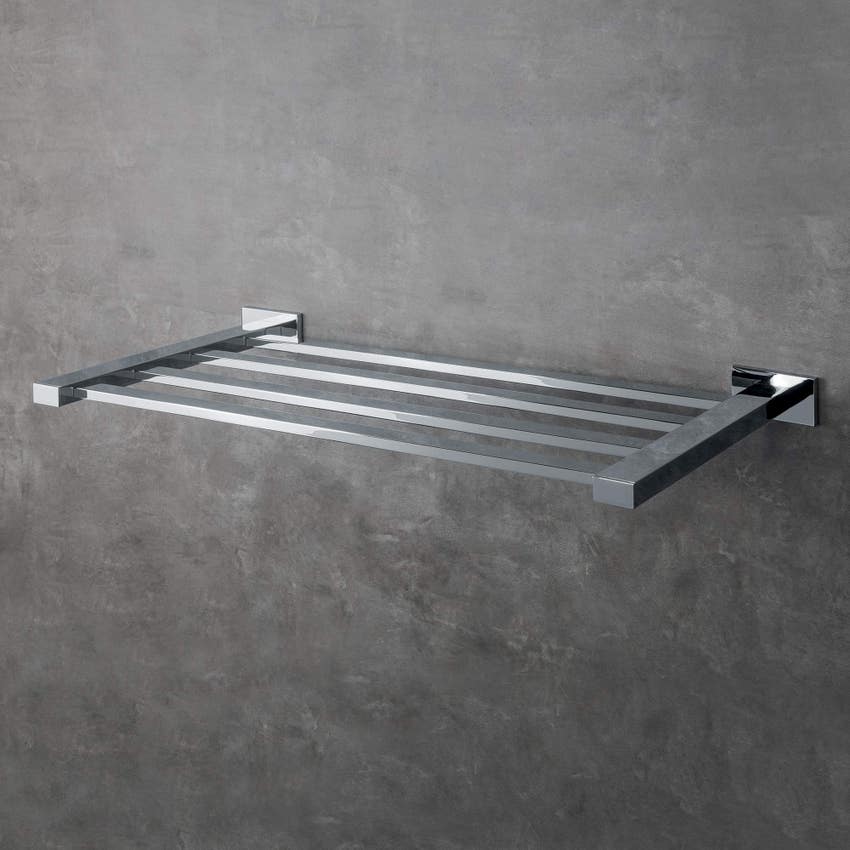 Immagine di Colombo Design LOOK rack porta salvietta, finitura cromo  B16870CR