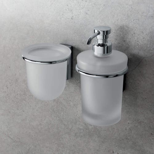 Immagine di Colombo Design LUNA porta bicchiere, finitura cromo  B01020CR-VAN