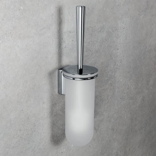 Immagine di Colombo Design LUNA porta scopino a muro, finitura cromo  B01070CR-VAN