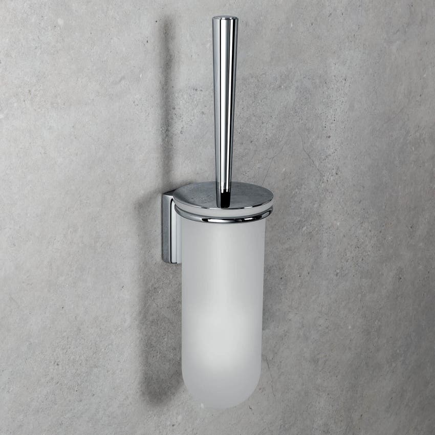 Immagine di Colombo Design LUNA porta scopino a muro, finitura cromo  B01070CR-VAN