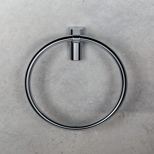 Immagine di Colombo Design LUNA porta salviette ad anello, finitura cromo  B01110CR