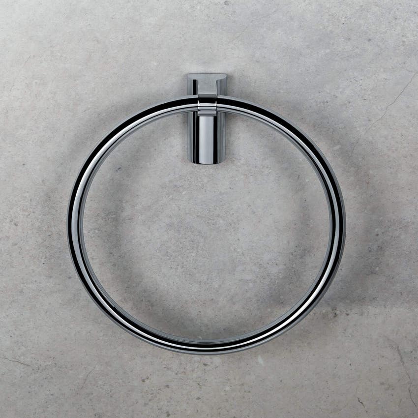 Immagine di Colombo Design LUNA porta salviette ad anello, finitura cromo  B01110CR