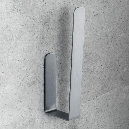 Immagine di Colombo Design OVER porta rotolo verticale, finitura satinato (fissaggio biadesivo) B70900SS