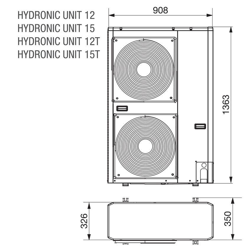 Immagine di Beretta HYDRONIC UNIT LE 12 Pompa di calore idronica aria-acqua, monofase, circolatore basso consumo di serie 20171938