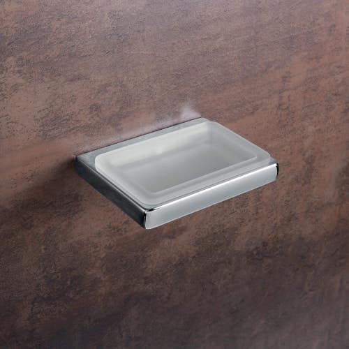 Immagine di Colombo Design LULÙ porta sapone, finitura cromo  B62010CR-VAN