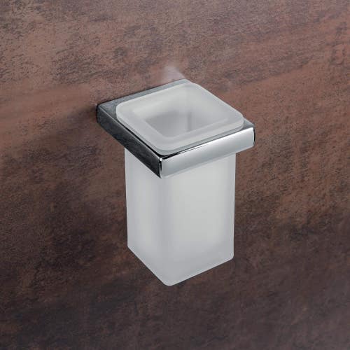 Immagine di Colombo Design LULÙ porta bicchiere, finitura cromo  B62020CR-VAN