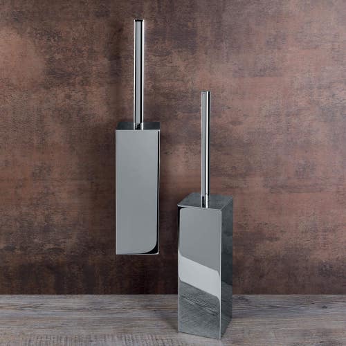 Immagine di Colombo Design LULÙ porta scopino sospeso, finitura cromo  B62070CR