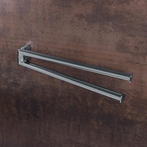 Immagine di Colombo Design LULÙ porta salvietta doppio a snodo, finitura cromo  B62120CR