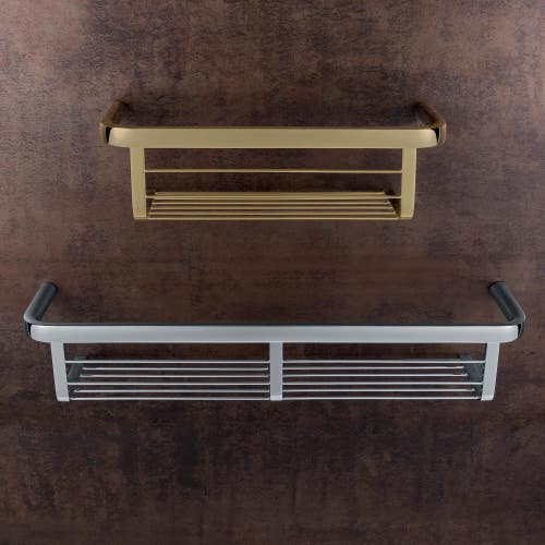 Immagine di Colombo Design LULÙ porta oggetti da doccia e vasca L.30 cm, finitura cromo B62320CR