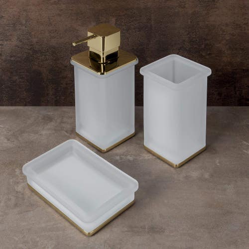 Immagine di Colombo Design LULÙ porta bicchiere d'appoggio, finitura oro B62410HPS-VAN