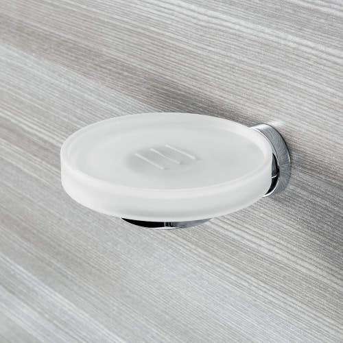Immagine di Colombo Design NORDIC porta sapone, finitura cromo  B52010CR-VAN