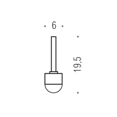 Immagine di Colombo Design RICAMBIO ciuffo in setola con prolunga, materiale plastico B97570