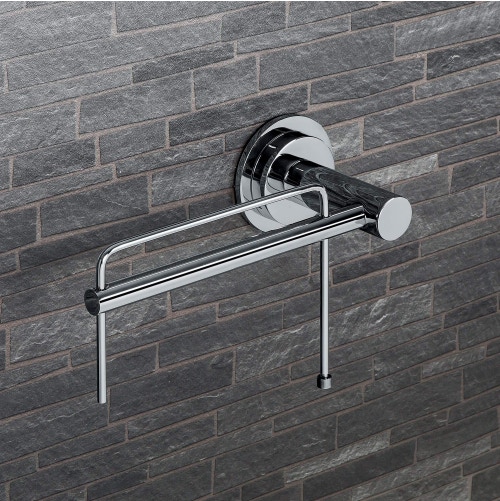 Immagine di Colombo Design PLUS porta rotolo sinistro, finitura cromo  W4908SCR