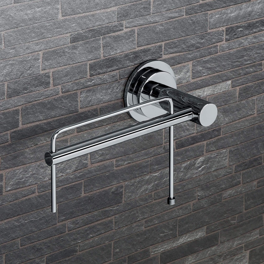 Immagine di Colombo Design PLUS porta rotolo sinistro, finitura cromo  W4908SCR