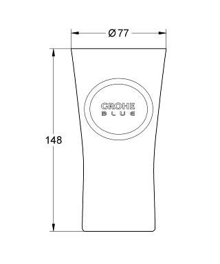 Immagine di Grohe BLUE bicchiere (6 pezzi) 40437000