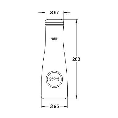 Immagine di Grohe BLUE caraffa 40405000