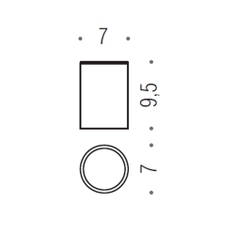 Immagine di Colombo Design RICAMBIO bicchiere, materiale plastico W49520