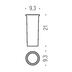 Immagine di Colombo Design RICAMBIO  scovolo, materiale plastico B22500