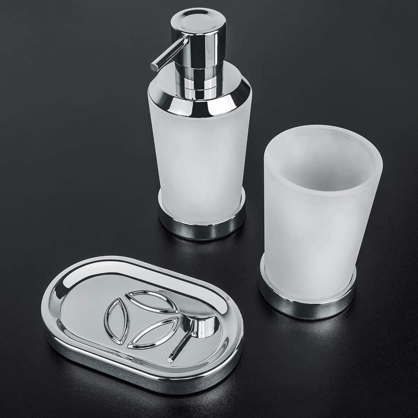 Immagine di Colombo Design ROAD portasapone da appoggio, finitura cromo B80400CR