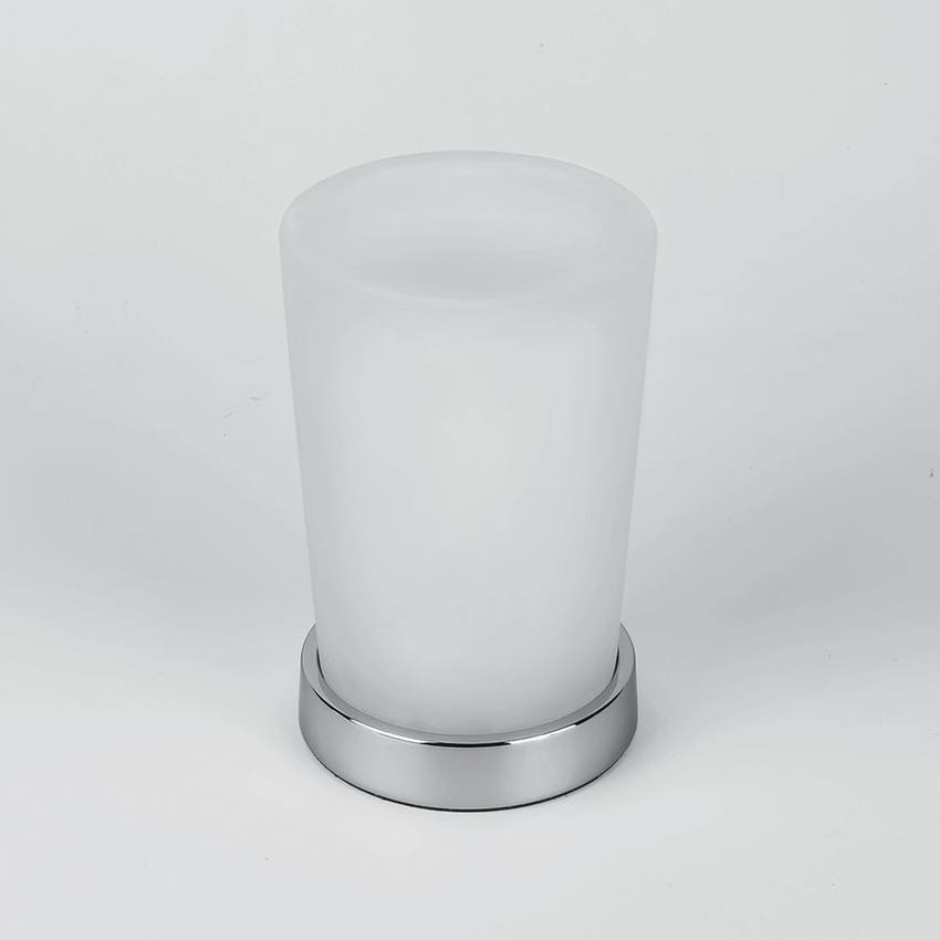 Immagine di Colombo Design ROAD porta bicchiere da appoggio, finitura cromo B80410CR