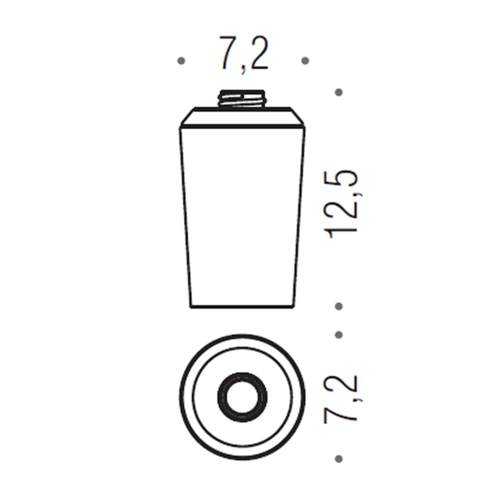 Colombo Design B Cr Van Ricambio Contenitore Per Dispenser Sapone