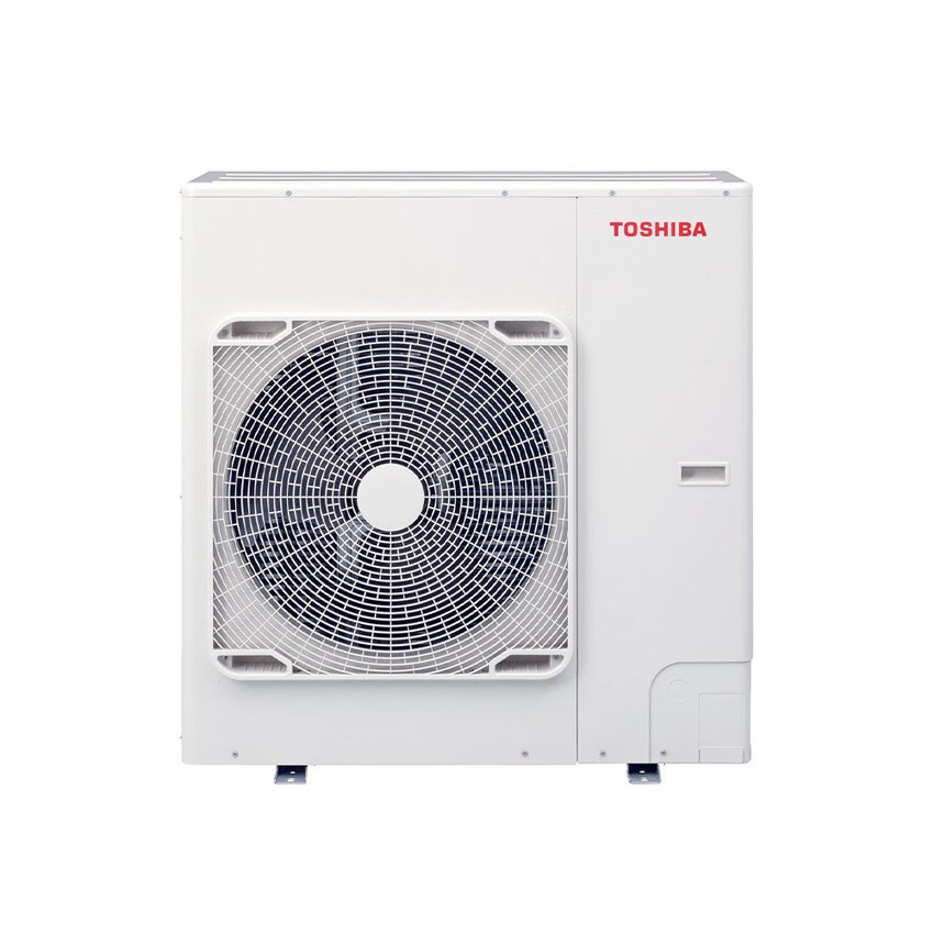 Immagine di Toshiba ESTIA R32 Sistema composto da pompa di calore Inverter 11 kW con unità idronica All-In-One 220 litri, bizona con resistenza elettrica ausiliaria da 9 kW trifase HWT-1101HW-E+HWT-1101F21MT9W-E