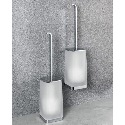 Immagine di Colombo Design TIME porta scopino d'appoggio, finitura cromo  W42060CR-VAN