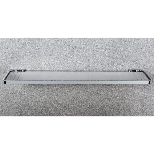 Immagine di Colombo Design TIME mensola in acciaio inox, con ripiano, finitura cromo  W42160CR