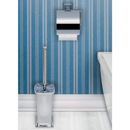 Immagine di Colombo Design PORTOFINO porta scopino d'appoggio, finitura cromo  B32060CR-VAN